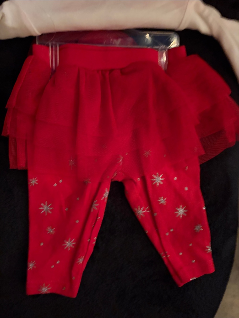 Carter's White and Red Holiday Reindeer Bodysuit Set - Picture 3 of 4